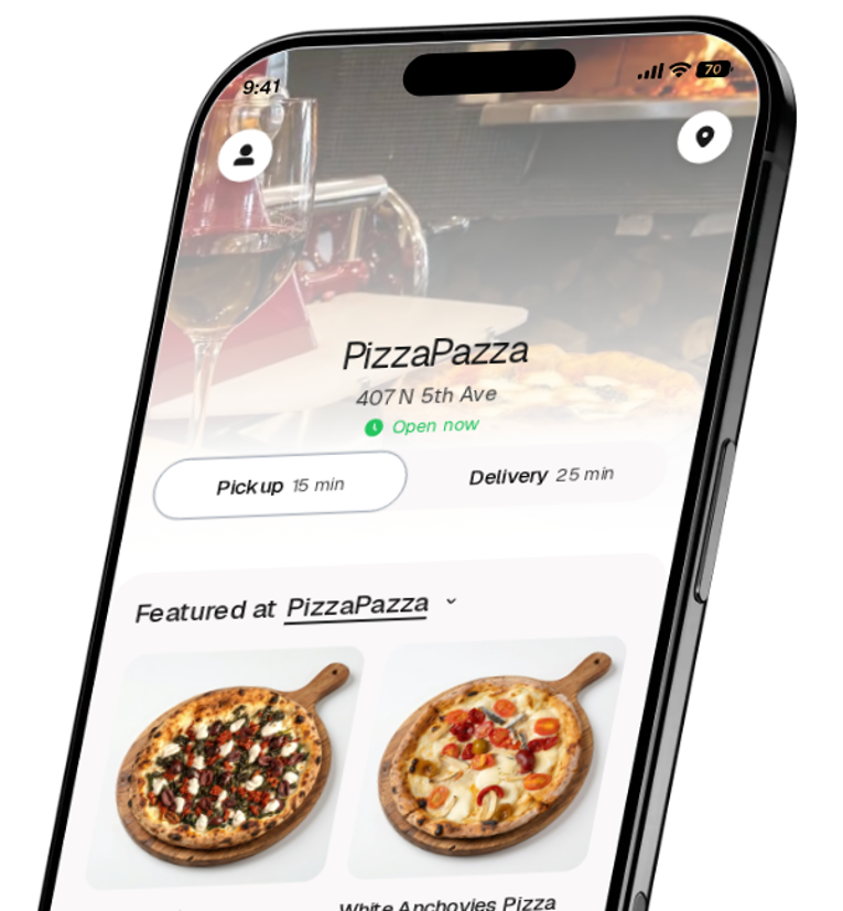 PizzaPazza app preview
