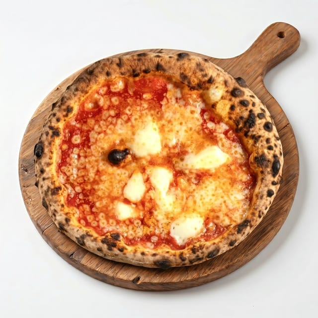 Elevated Cheese Pizza.