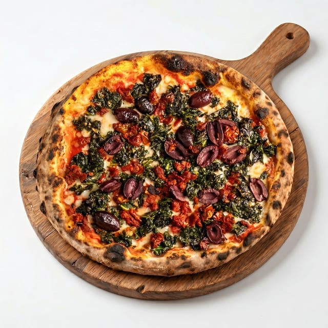 Wood Roasted Veggie Pizza.